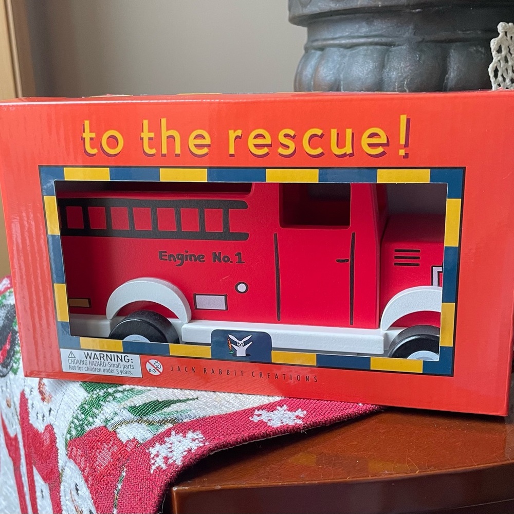 COPY - Jack Rabbit Creations My Little Red Firetruck Wood